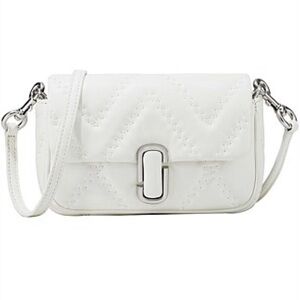 Marc Jacobs White Quilted Crossbody Bag